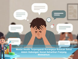 Mental Health Terpengaruh Kurangnya Batasan Sehat dalam Hubungan Sosial Seharihari Panjang Melelahkan
