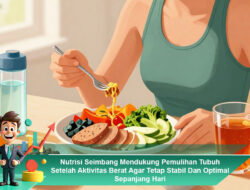 Nutrisi Seimbang Mendukung Pemulihan Tubuh Setelah Aktivitas Berat Agar Tetap Stabil Dan Optimal Sepanjang Hari