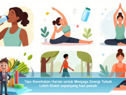 Tips Kesehatan Harian untuk Menjaga Energi Tubuh Lebih Stabil Sepanjang Hari